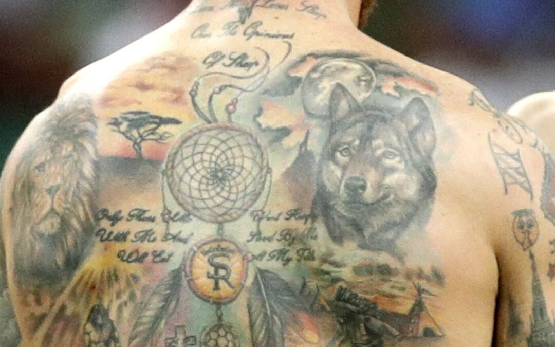 Los tatuajes de Sergio Ramos: Historia